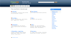 Desktop Screenshot of maryborough.chaosads-australia.com