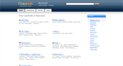 Desktop Screenshot of newcastle.chaosads-australia.com