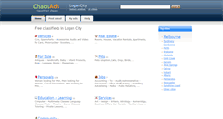 Desktop Screenshot of logancity.chaosads-australia.com