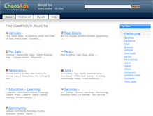 Tablet Screenshot of mountisa.chaosads-australia.com