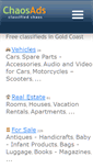 Mobile Screenshot of goldcoast.chaosads-australia.com