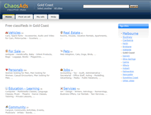 Tablet Screenshot of goldcoast.chaosads-australia.com