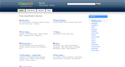 Desktop Screenshot of burnie.chaosads-australia.com