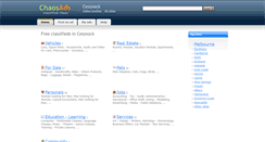 Desktop Screenshot of cessnock.chaosads-australia.com