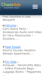 Mobile Screenshot of lakemacquarie.chaosads-australia.com